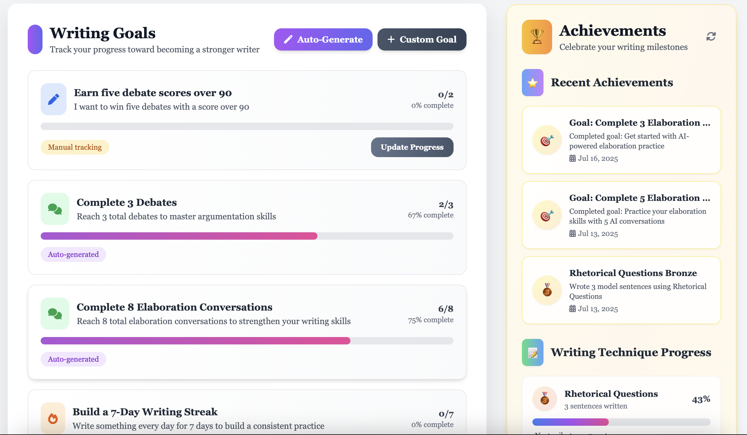 Student Achievement Dashboard