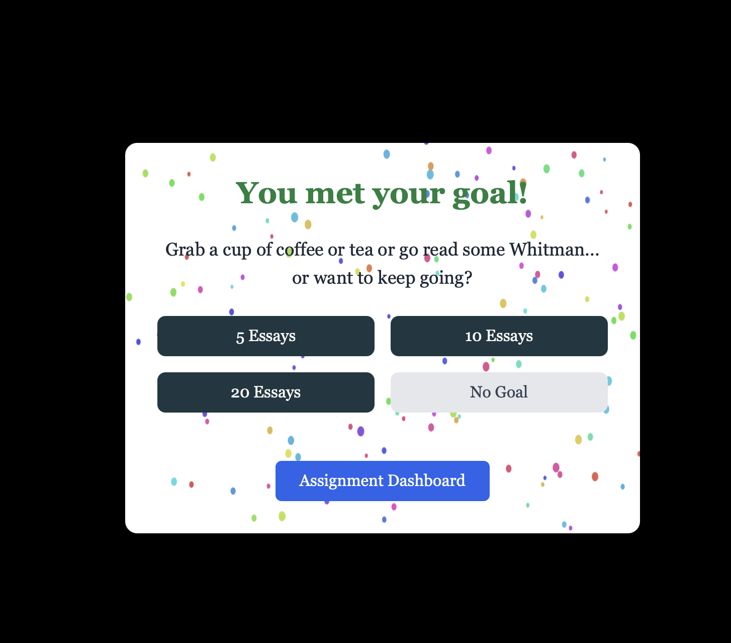 Brain Research Goal Setting